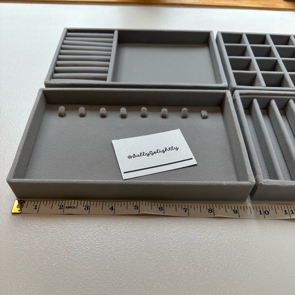 ProCase Set of 4 Jewelry Boxes Grey - Picture 7 of 7